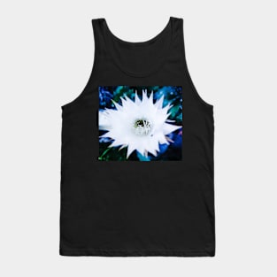 White Flower of cactus Tank Top